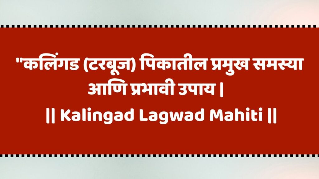 Kalingad Lagwad Mahiti